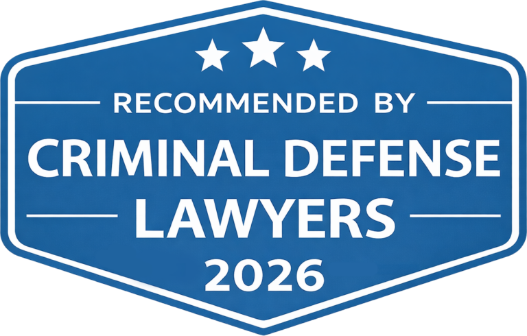 Recommended by Criminal Defense Lawyers 2026