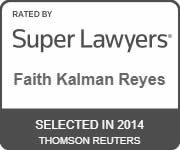Super Lawyer Badge awarded to Faith Kalman Reyes Verdi Ogletree PLLC