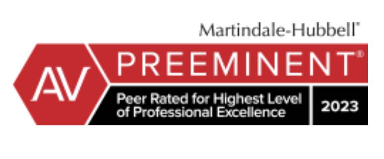 Martindale-Hubbell conducts a thorough review of attorneys who wish to receive a Martindale-Hubbell® Peer Review Ratings™, through a secure online peer review survey where a lawyer’s ethical standards and legal ability in a specific area of practice is assessed by their peers.